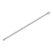 Moissanit Tennis Armband mit 10.8 Karat VVS1 Reinheit und D Farbgrad aus rhodiniertem 925 Silber (18 cm)