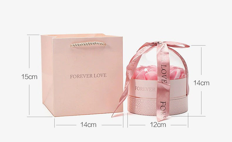 Geschenk-Box 9 Rosen