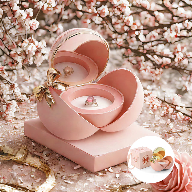 Valentinstags Schmuckkästchen - Geschenkverpackung Rosa