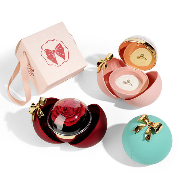 Valentinstags Schmuckkästchen - Geschenkverpackung Rosa